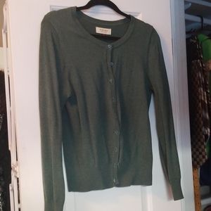 Moss green cardigan